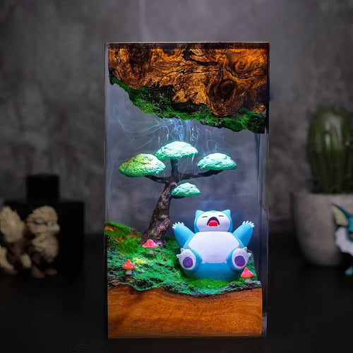 Snorlax Resin Lamp