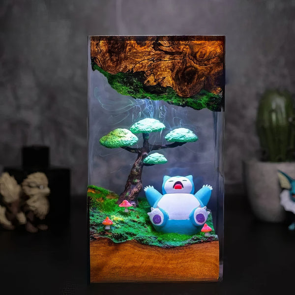 Snorlax Resin Lamp