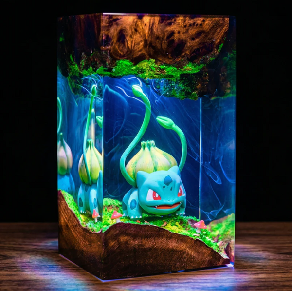 Bulbasur Resin Lamp