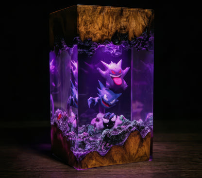 Gengar Resin Lamp